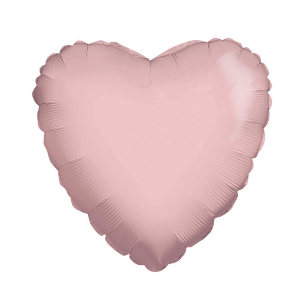 Фольгированный шарик Сердце LIGHT PINK