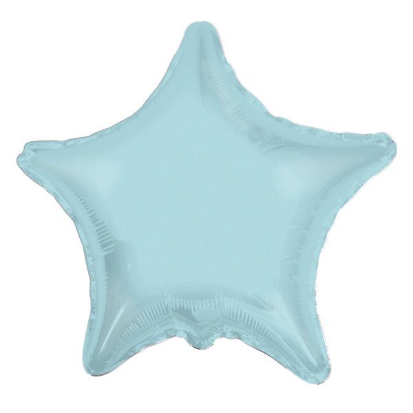 Фольгированный шарик Звезда BABY BLUE