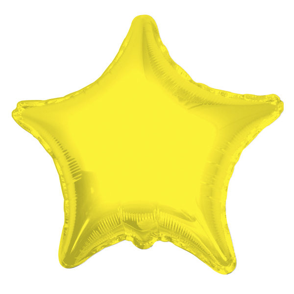 Фольгированный шарик Звезда YELLOW